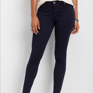 Black Faded Jeggings